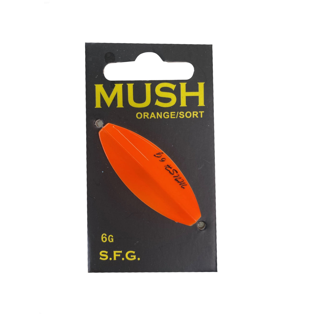 MUSH Gennemløbsblink - Orange/Sort