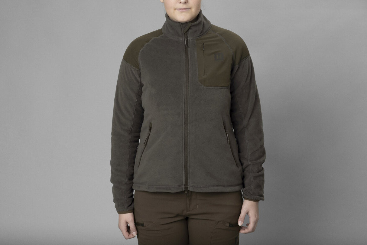 Härkila Vilja Lady Fleece - Dame - Willow Green/Shadow Grey