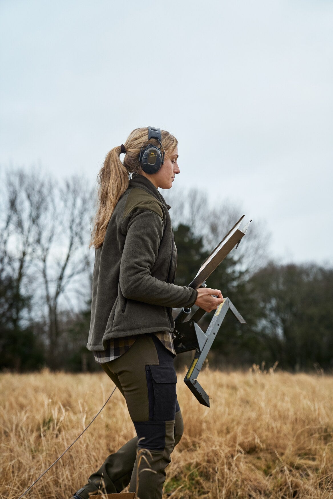 Härkila Vilja Lady Fleece - Dame - Willow Green/Shadow Grey