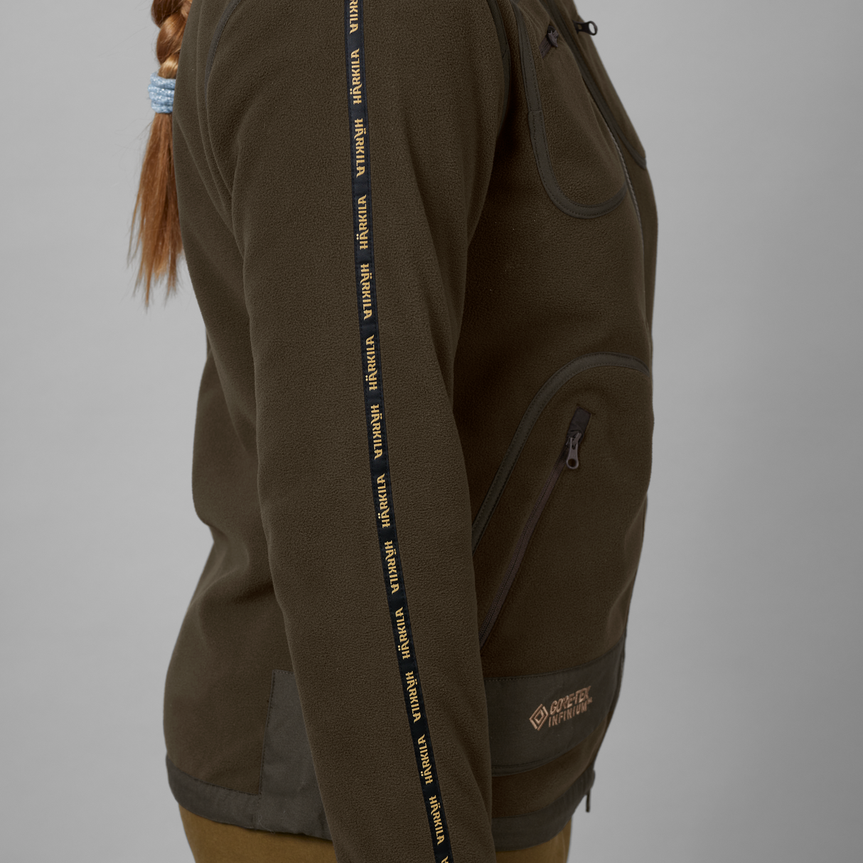 Härkila Kamko Lady fleece - Dame - Brown/Red