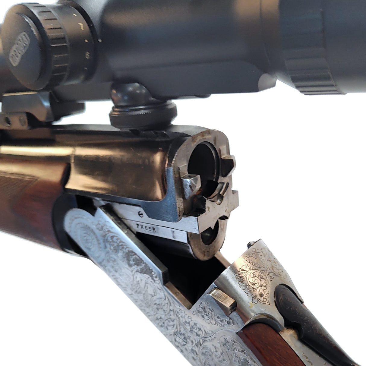 Zoli Bochbüchsflinte m. Meopta R1 – Kal. 12/70 & 7x65R