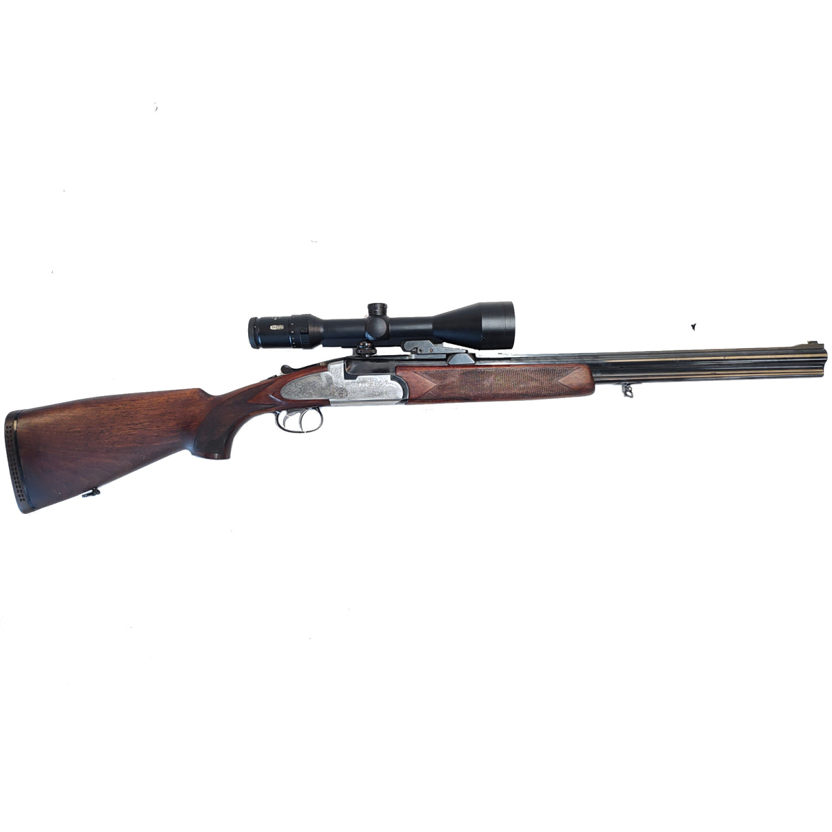 Zoli Bochbüchsflinte m. Meopta R1 – Kal. 12/70 & 7x65R