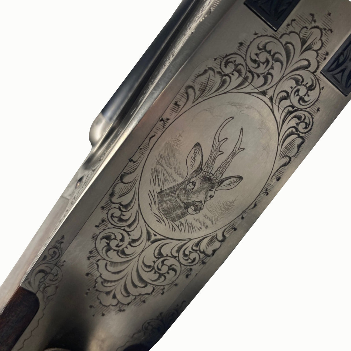 Mathelon Doppelbüchsdrilling - Kal. 8x57JRS & 20/76