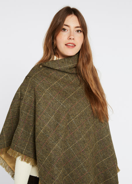 Dubarry Hazelwood W Poncho - Thistle - One size