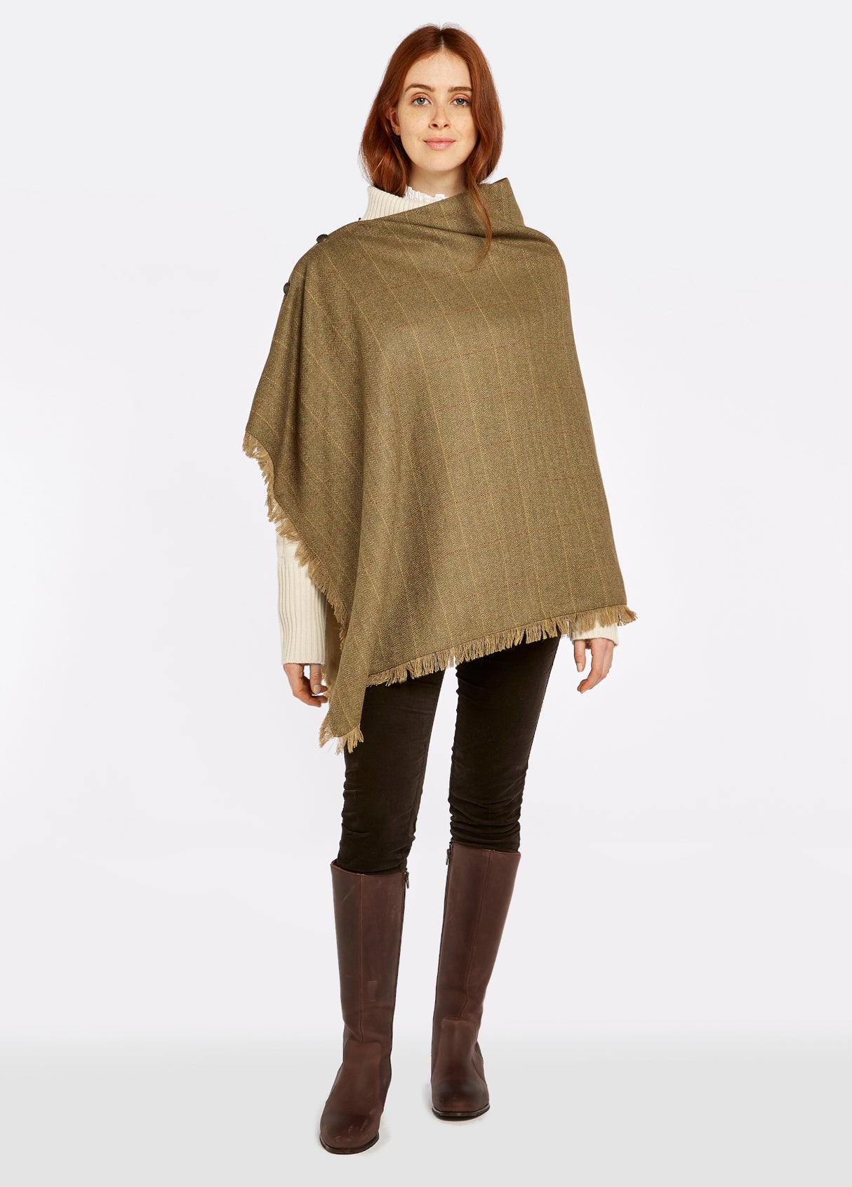 Dubarry Hazelwood W Poncho - Elm - One size