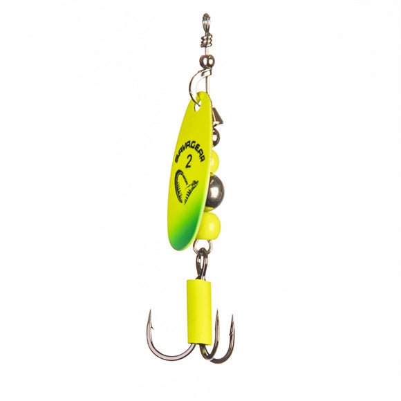 Savage Gear Caviar Spinner - Fluo Yellow Chartreuse