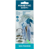Kinetic Sabiki Twister XL Tail Rig - Blå