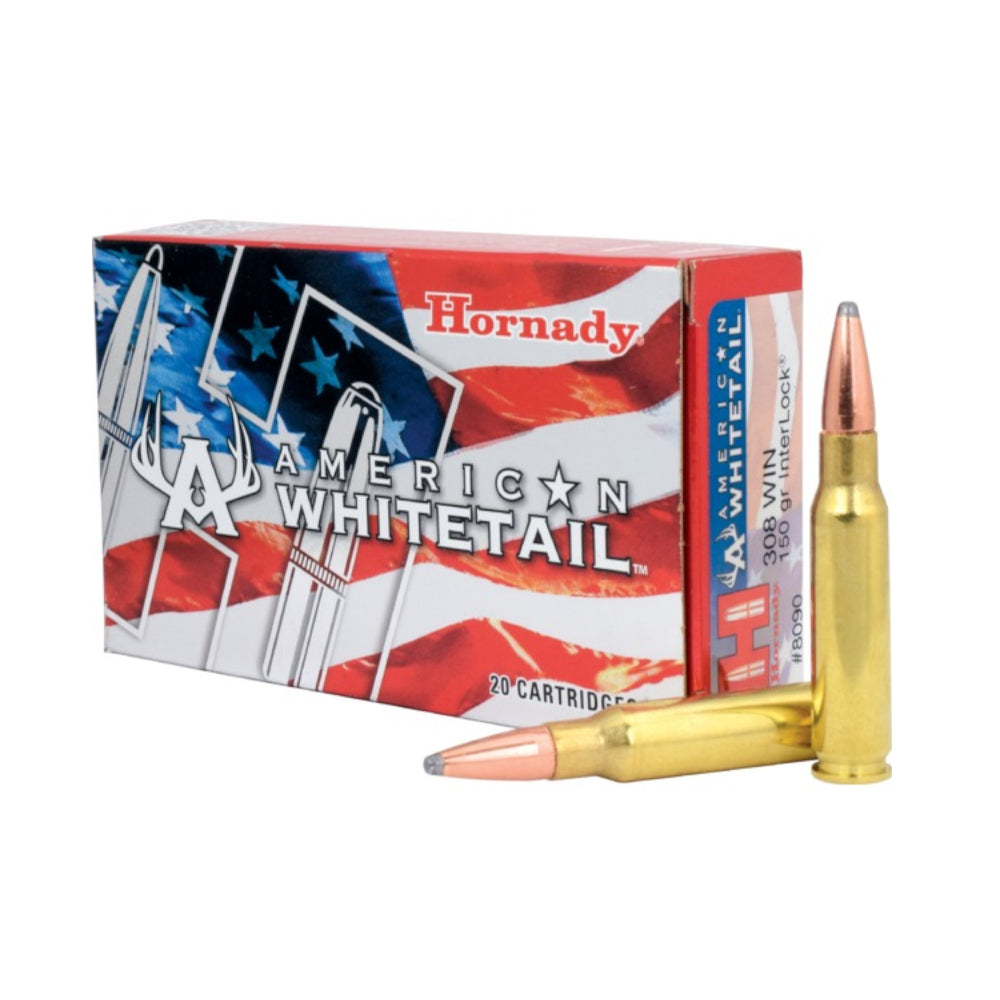 Hornady American Whitetail Riffelpatroner - Kal. 308 Win.