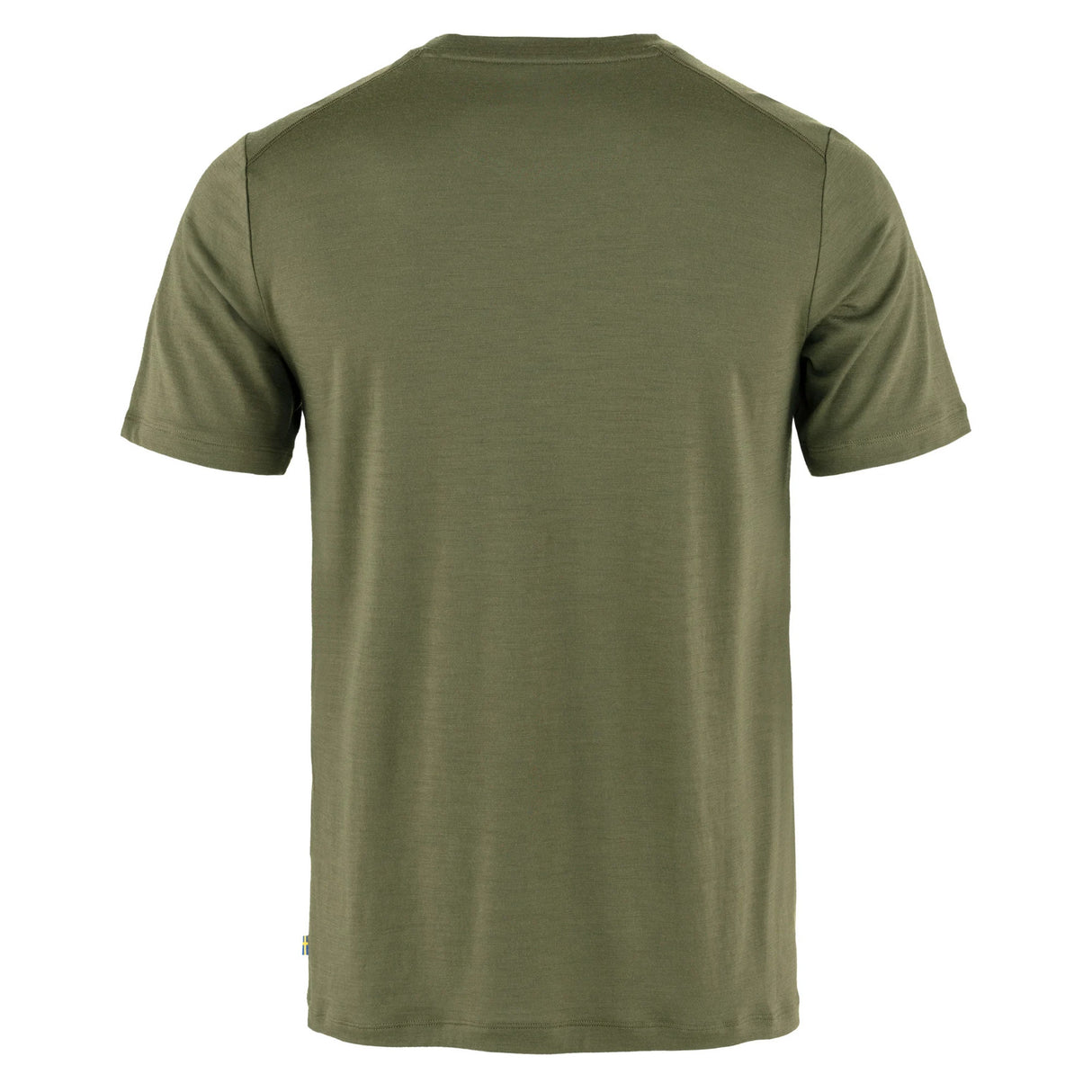 Fjällräven Abisko Wool Logo SS M T-Shirt - Herre - Laurel Green