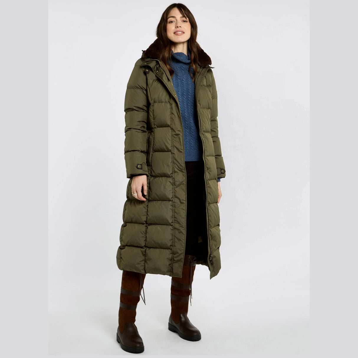 Dubarry Aldborough Dunfrakke - Dame - Olive