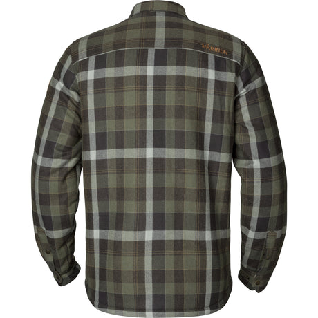 Härkila Asmund Insulated Wool Skjorte - Herre - Willow Green/Phantom