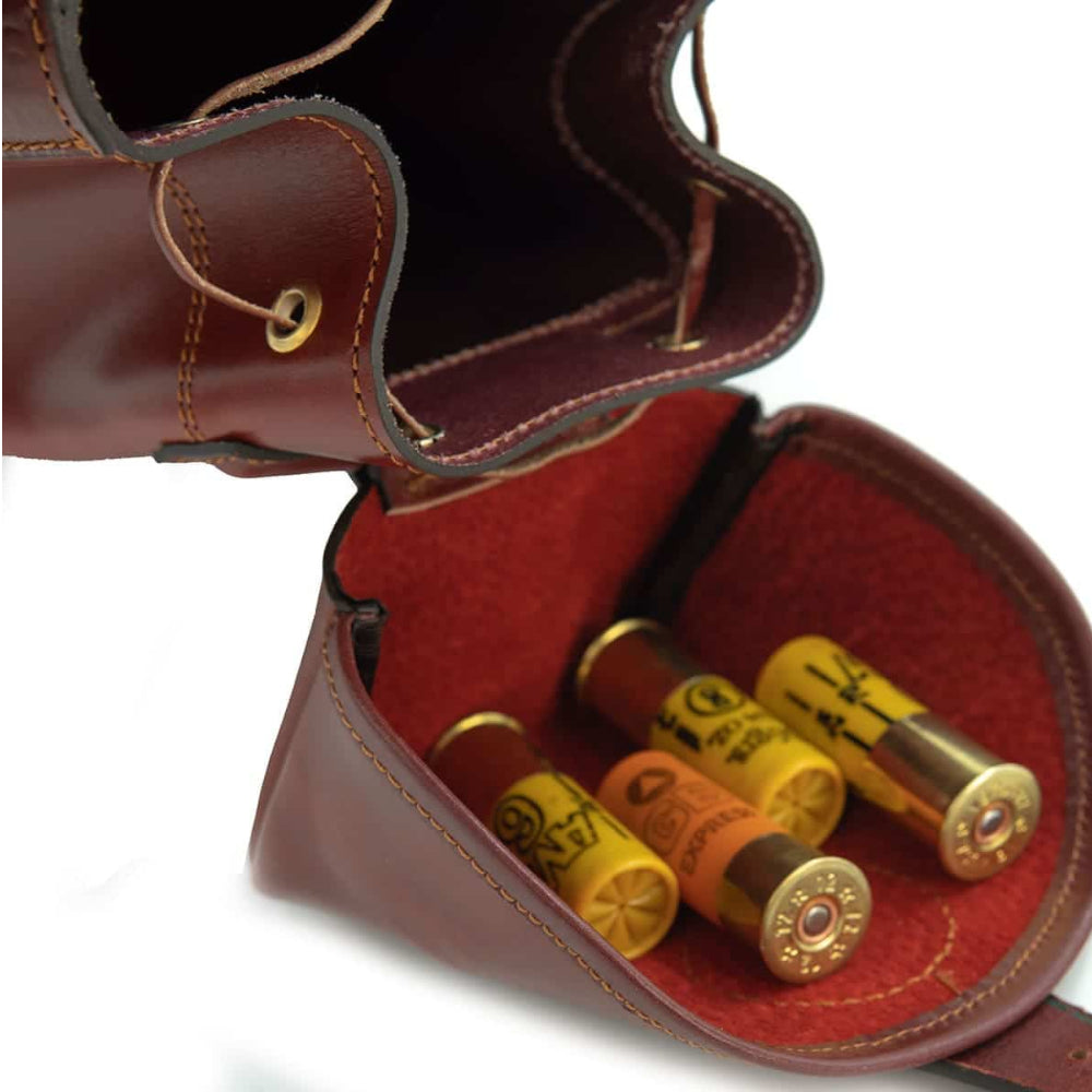 Rey Pavón Bandolera Patrontaske - Læder - Alcán/Chocolate