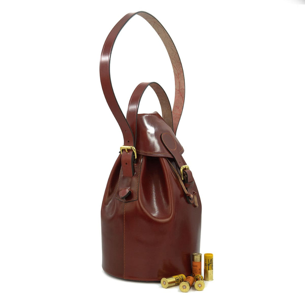 Rey Pavón Bandolera Patrontaske - Læder - Alcán/Chocolate