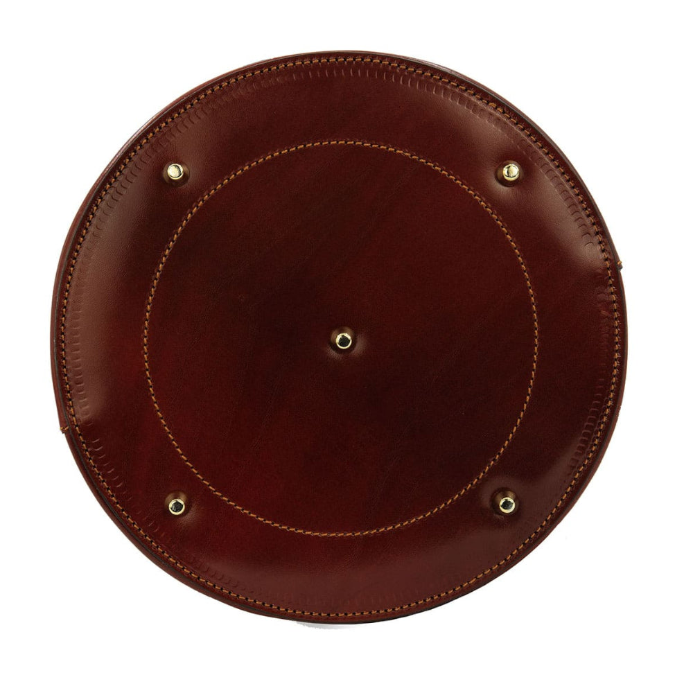 Rey Pavón Bandolera Patrontaske - Læder - Alcán/Chocolate