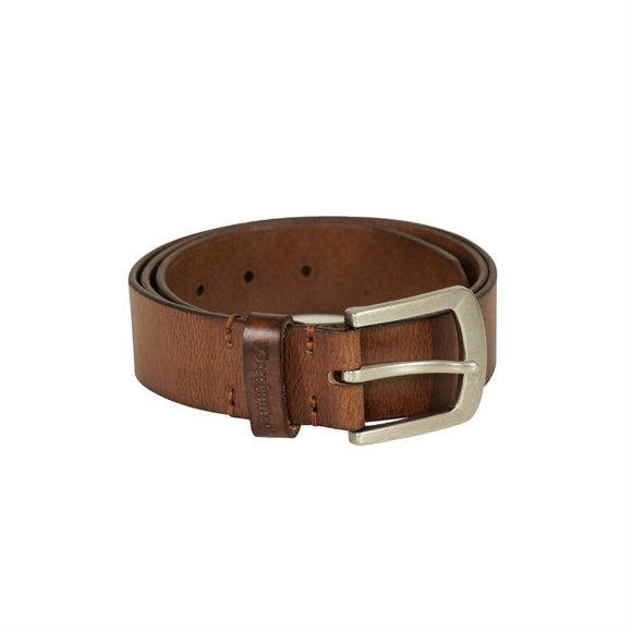 Deerhunter Læderbælte, 4 cm bredt - Unisex - Cognac Brown
