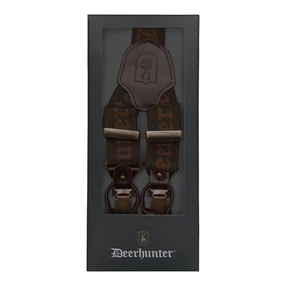 Deerhunter Combi seler knap og clips - Walnut