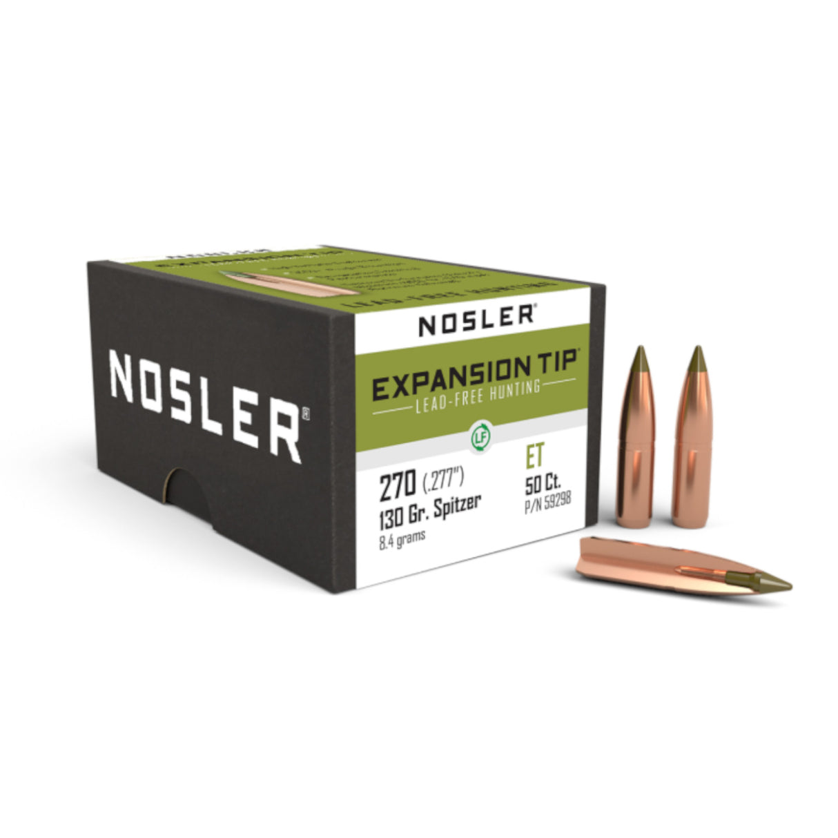 Nosler Expansion Tip Projektiler - Kal. 270
