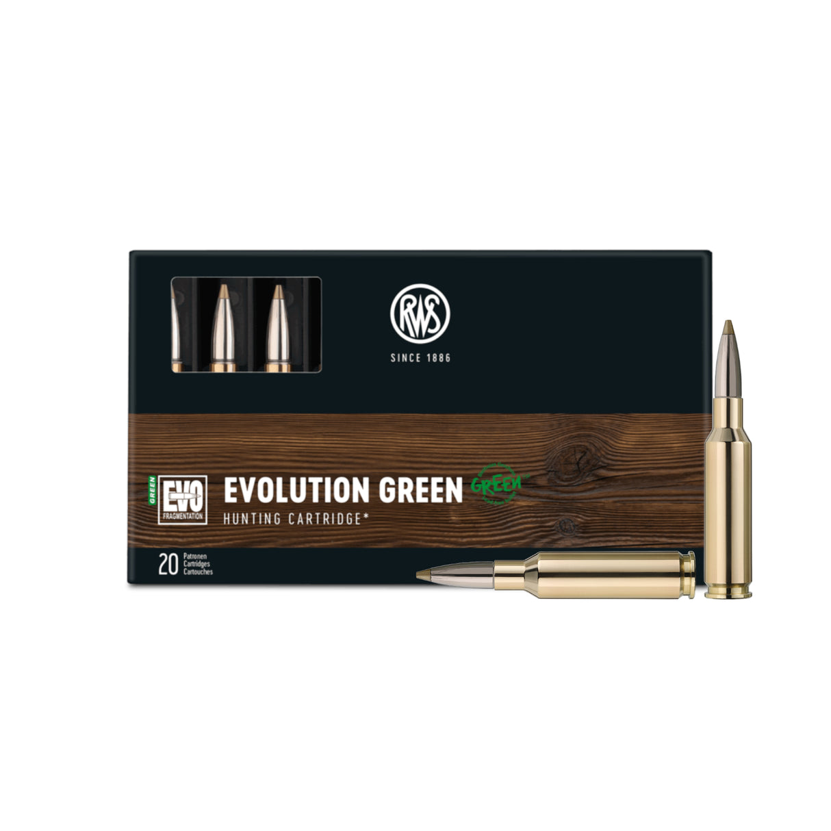 RWS Evolution Green Riffelammunition - Kal. 6,5 Creedmoor