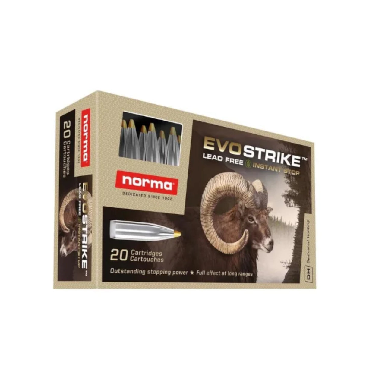 Norma EvoStrike Riffelpatroner - Kal. 6,5 Creedmoor