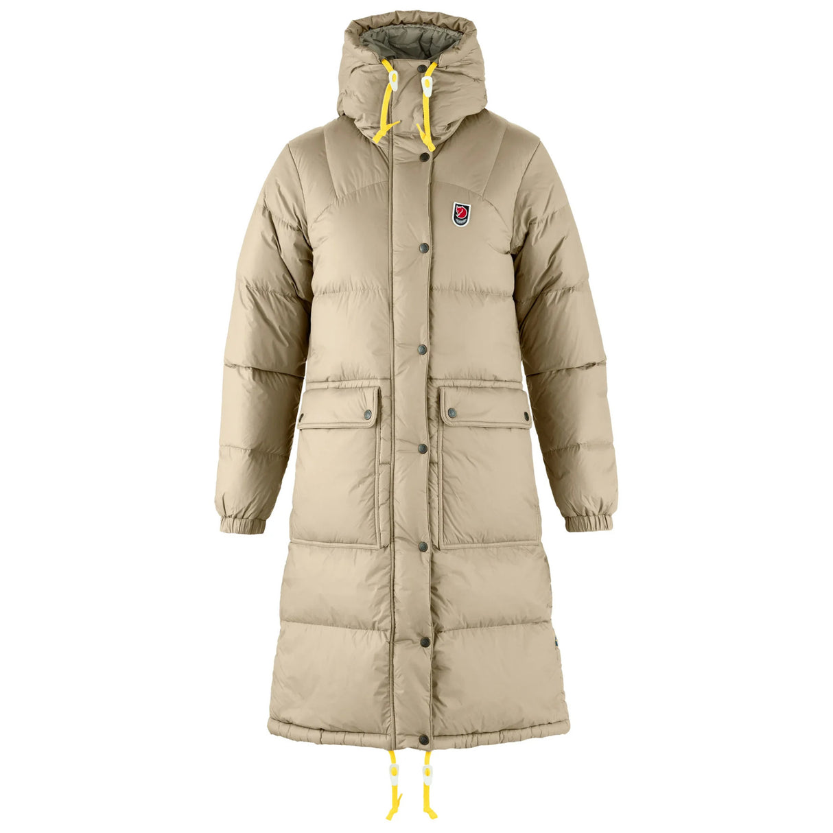 Fjällräven Expedition Long Down Parka W Dunfrakke - Dame - Fossil