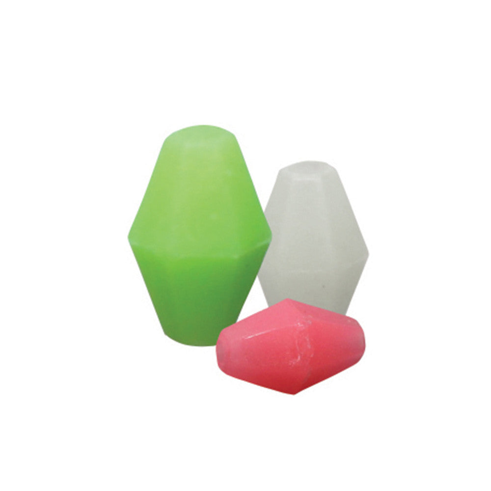 Owner UV Glow Soft Beads Silikoneperler - Hvid