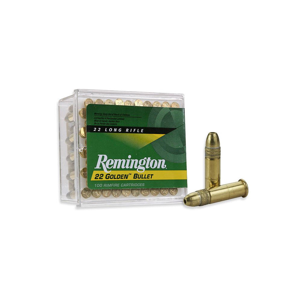 Remington Golden Bullet HP Salonriffelpatroner - 100 stk - Kal. 22 LR
