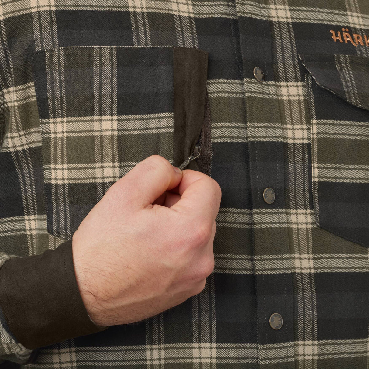 Härkila Aivak L/S skjorte - Herre - Olive