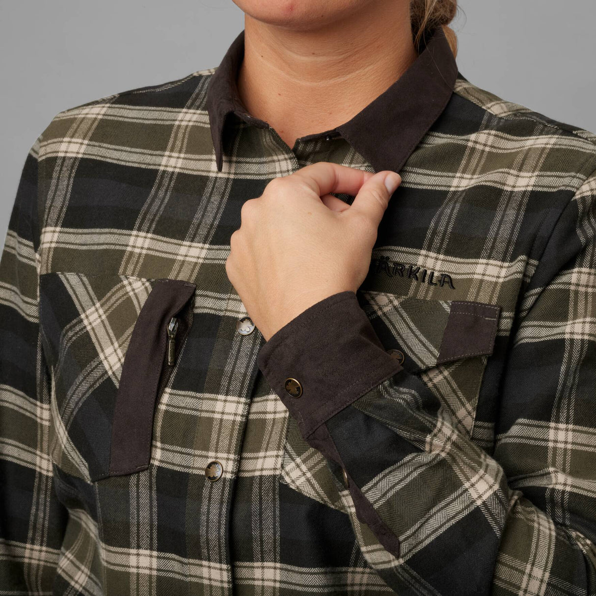 Härkila Aivak L/S Lady skjorte - Dame - Olive