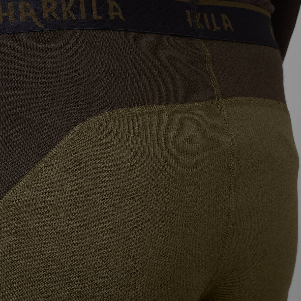 Härkila Base Warm Long Johns - Herre - Willow green/Shadow brown