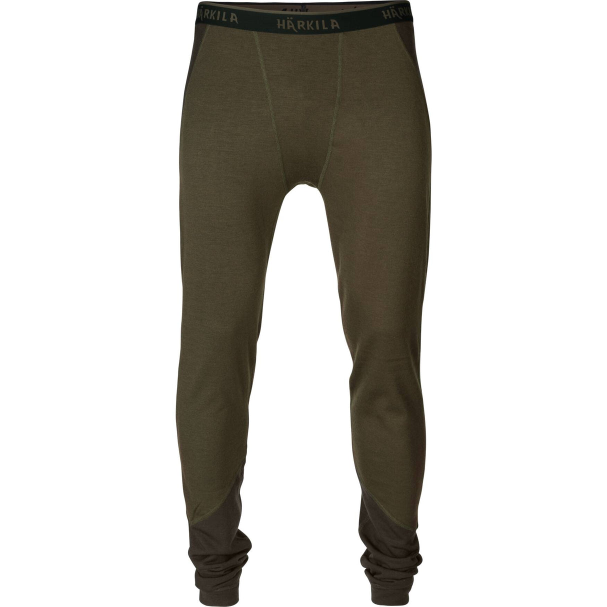 Härkila Base Warm Long Johns - Herre - Willow green/Shadow brown