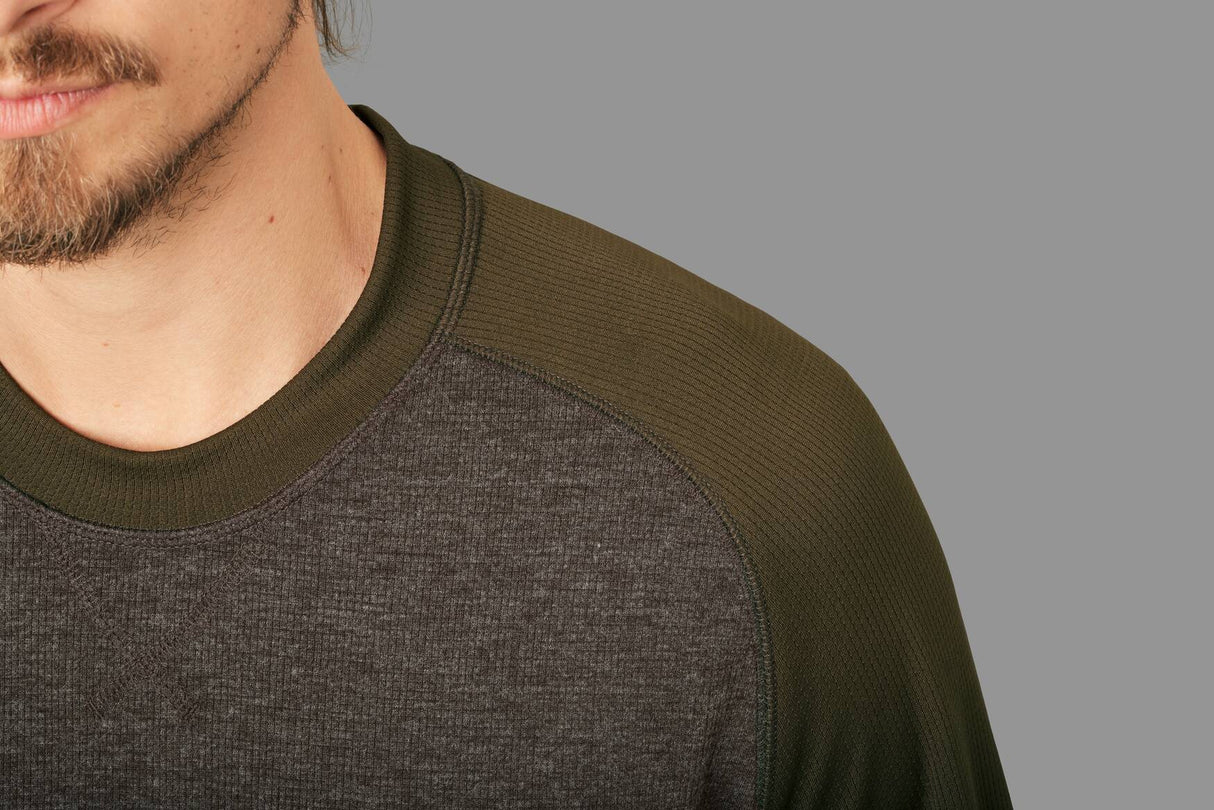 Härkila Metso L/S t-shirt - Herre - Willow green