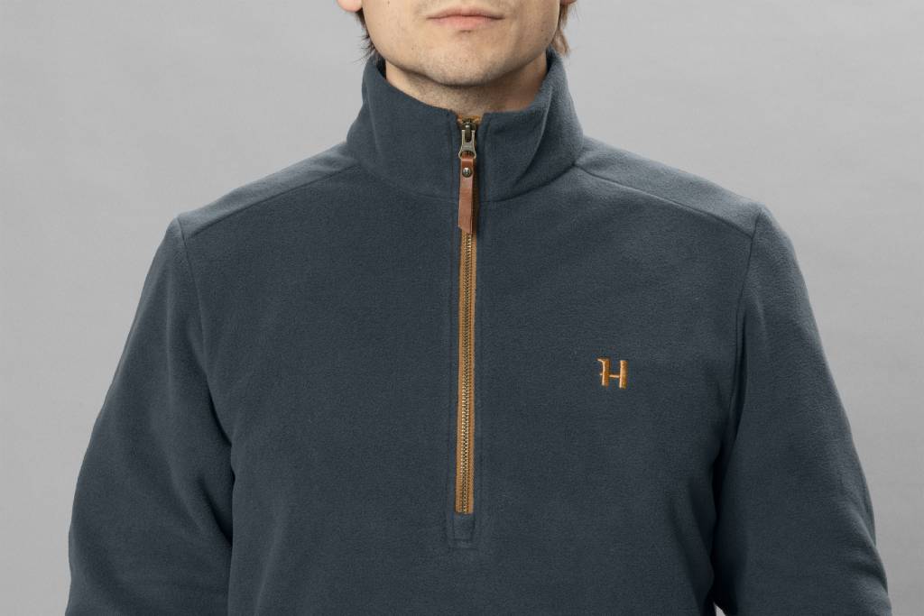 Härkila Sandhem Fleece Pullover - Herre - Dark Navy Melange