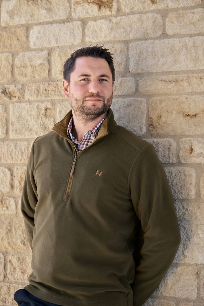 Härkila Sandhem Fleece Pullover - Herre - Willow Green Melange