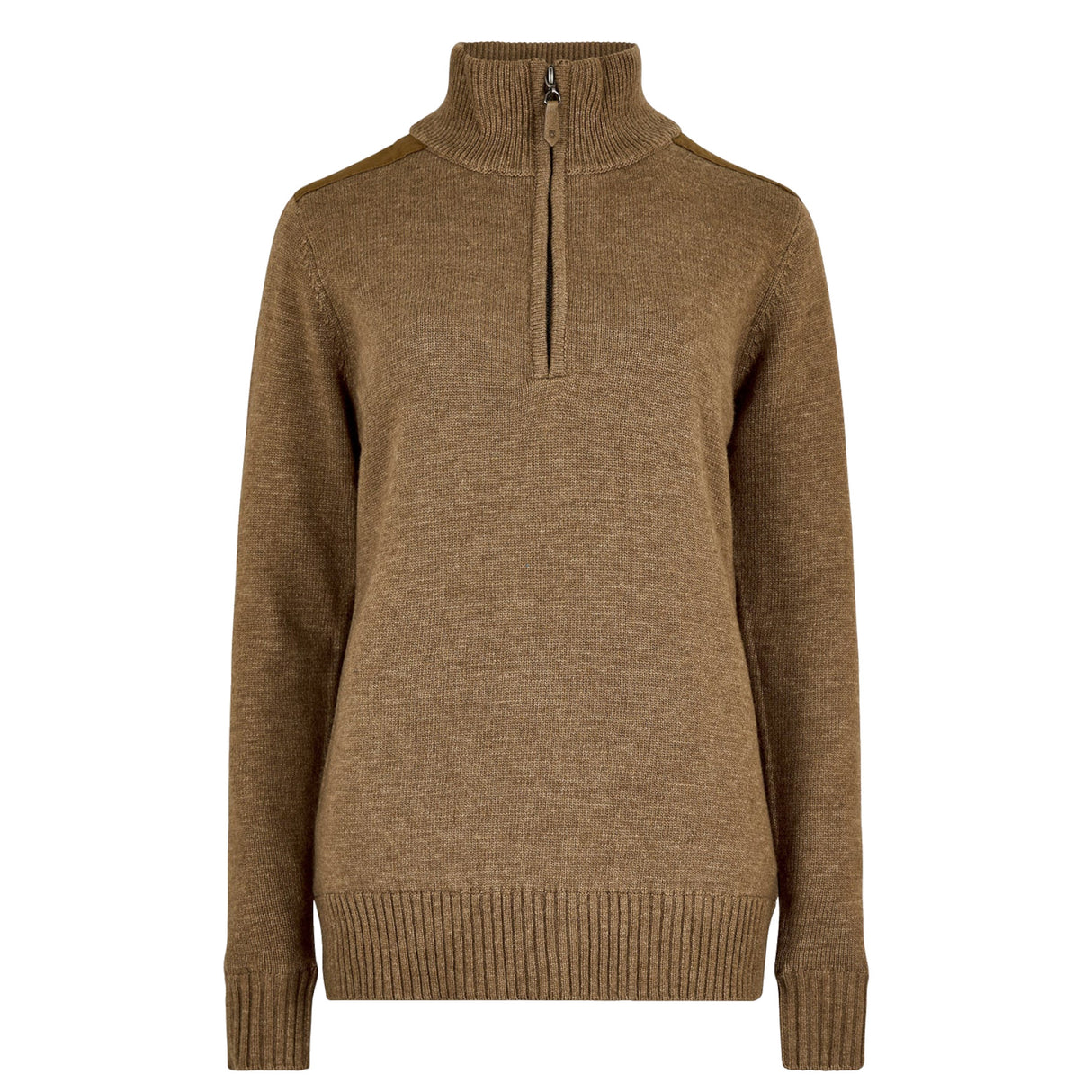 Dubarry Hession Zip-Neck Strik - Dame - Elk
