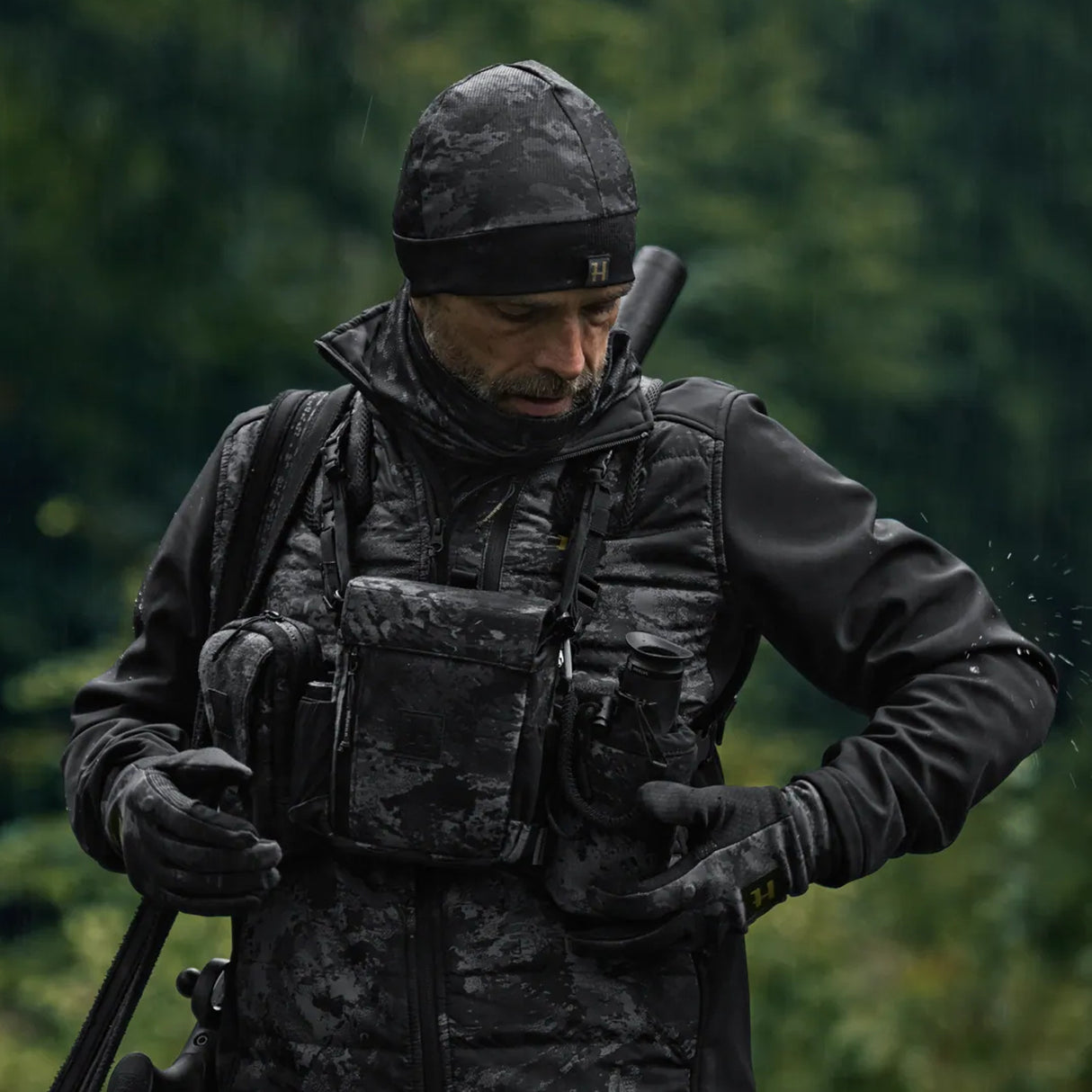 Härkila NOCTYX Bino Harness Kikkertsele - AXIS MSP®Black