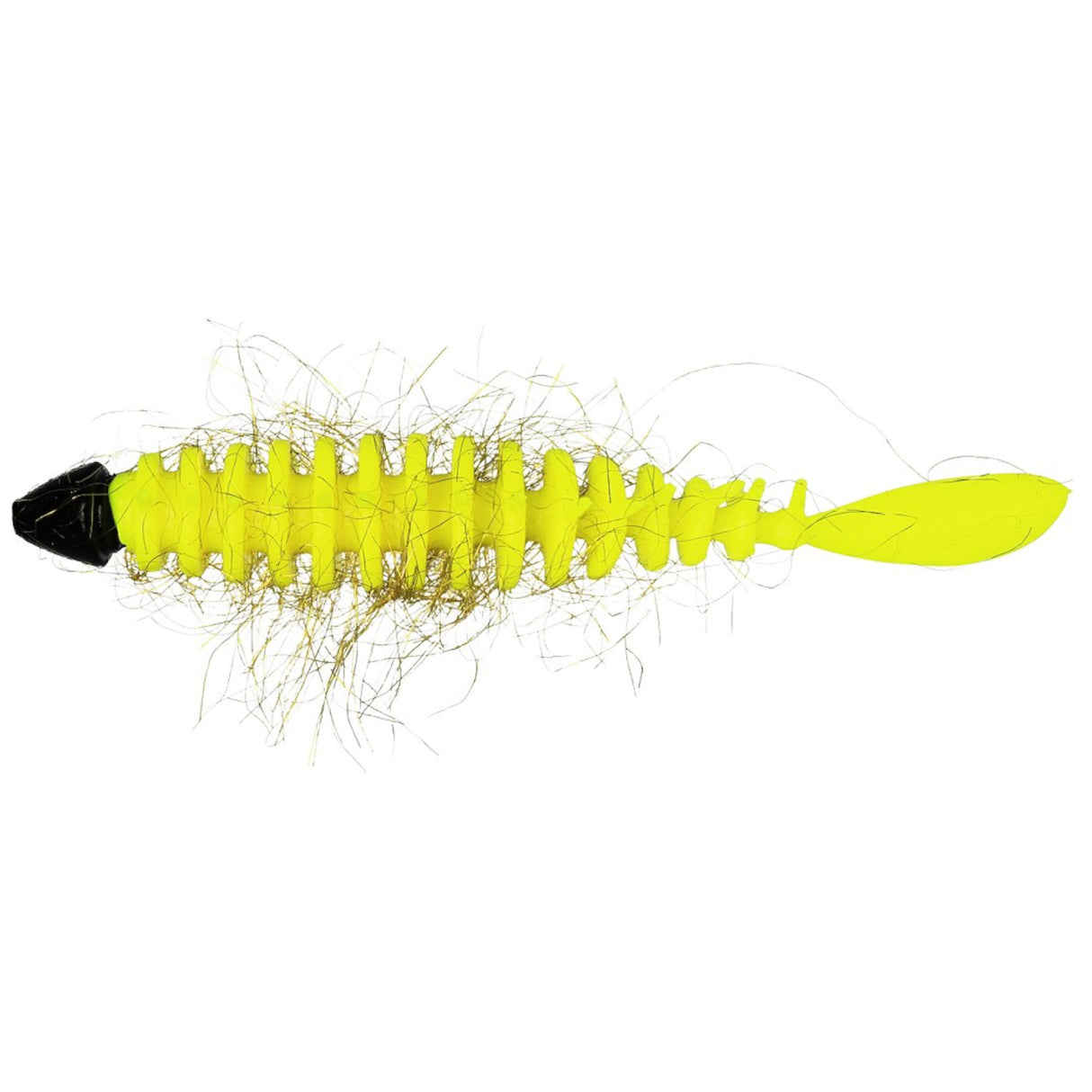 Westin Needle Bug Gummiagn - Garlic/Cheese - Black/Yellow