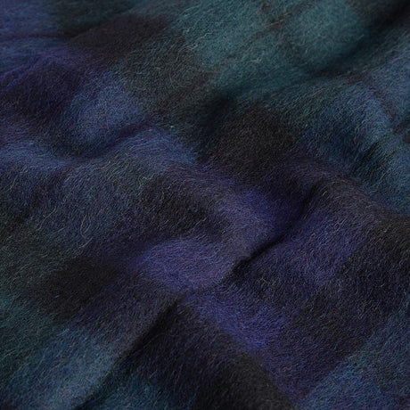 Barbour New Check Tartan Halstørklæde - Unisex - Black Wash