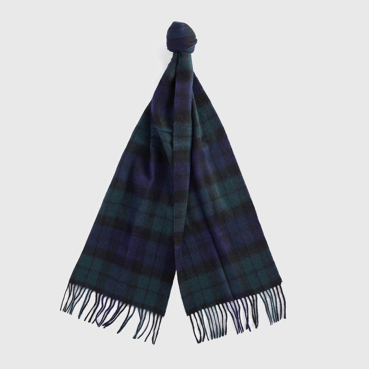 Barbour New Check Tartan Halstørklæde - Unisex - Black Wash