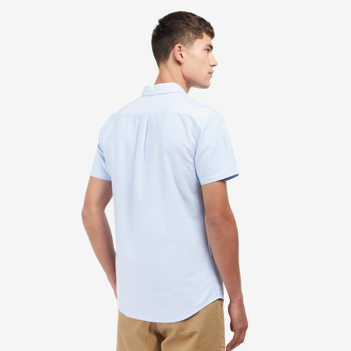 Barbour Oxtown S/S Skjorte  Herreskjorte - Sky