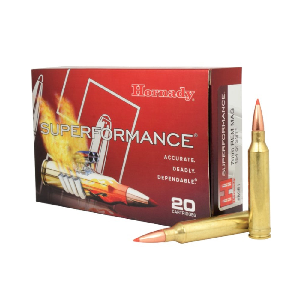 Hornady Superformance SST Riffelpatroner - Kal. 7 mm Rem. Mag.