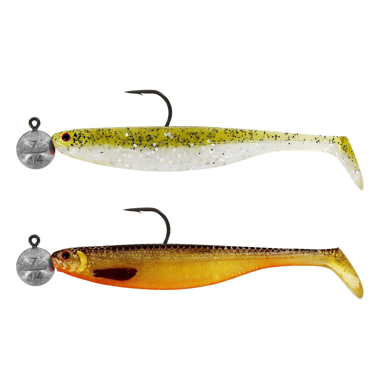 Westin Shadteez Slim R'N R Softbait - 2-pak - Clear Water Mix 1