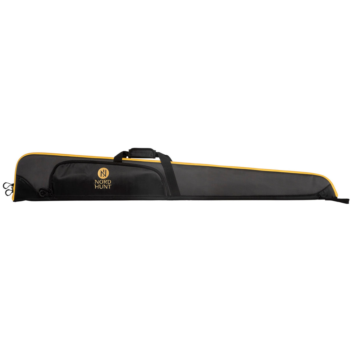 Nordhunt Shotgun Slip Slim Geværfoderal - 135 cm - Sort/Gul