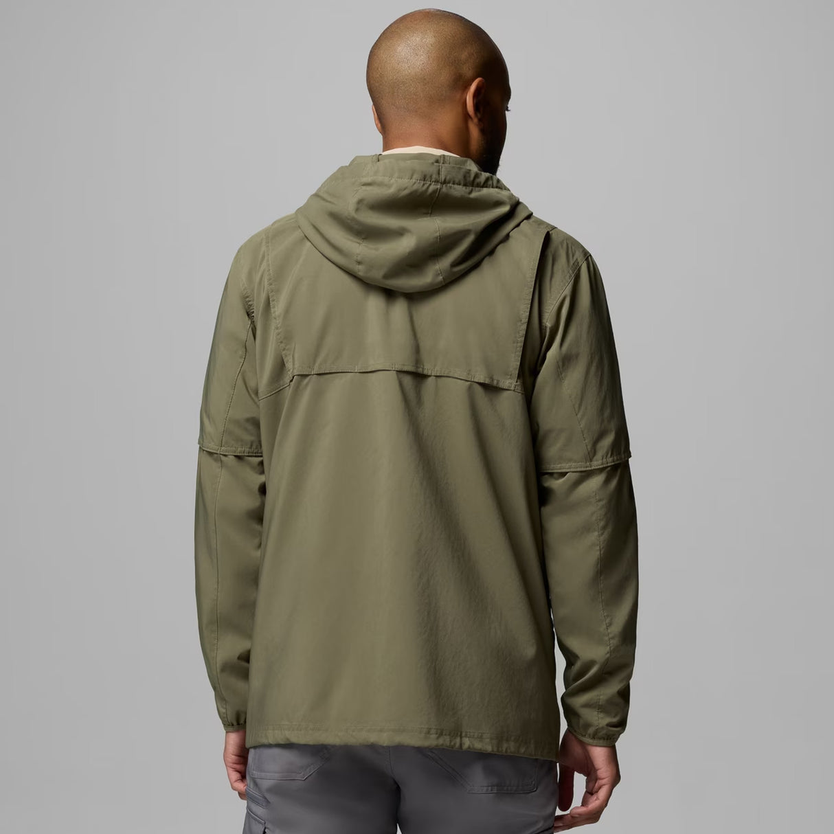 Columbia Skien Valley Hooded L/S Skjortejakke - Herre - Stone Green