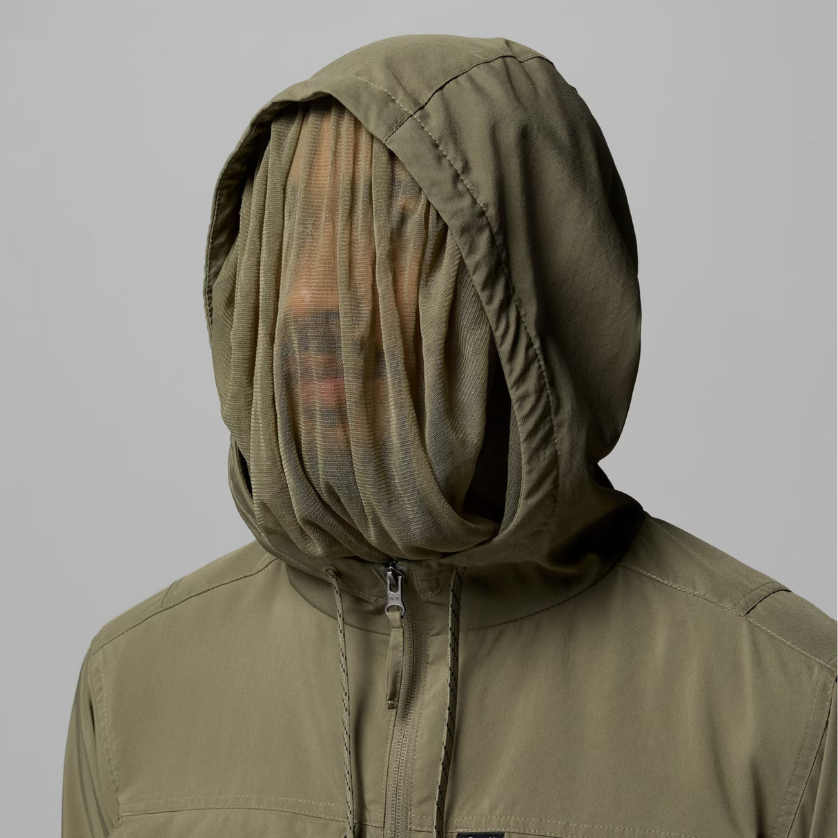 Columbia Skien Valley Hooded L/S Skjortejakke - Herre - Stone Green