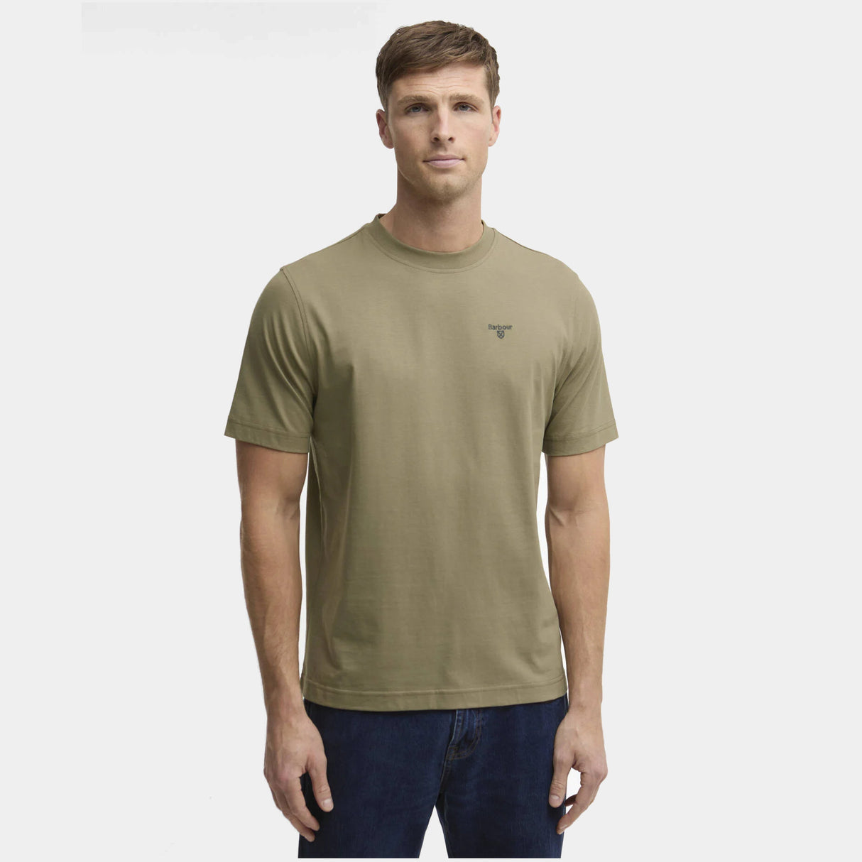 Barbour Sports Relaxed T-Shirt - Herre - Grey Olive
