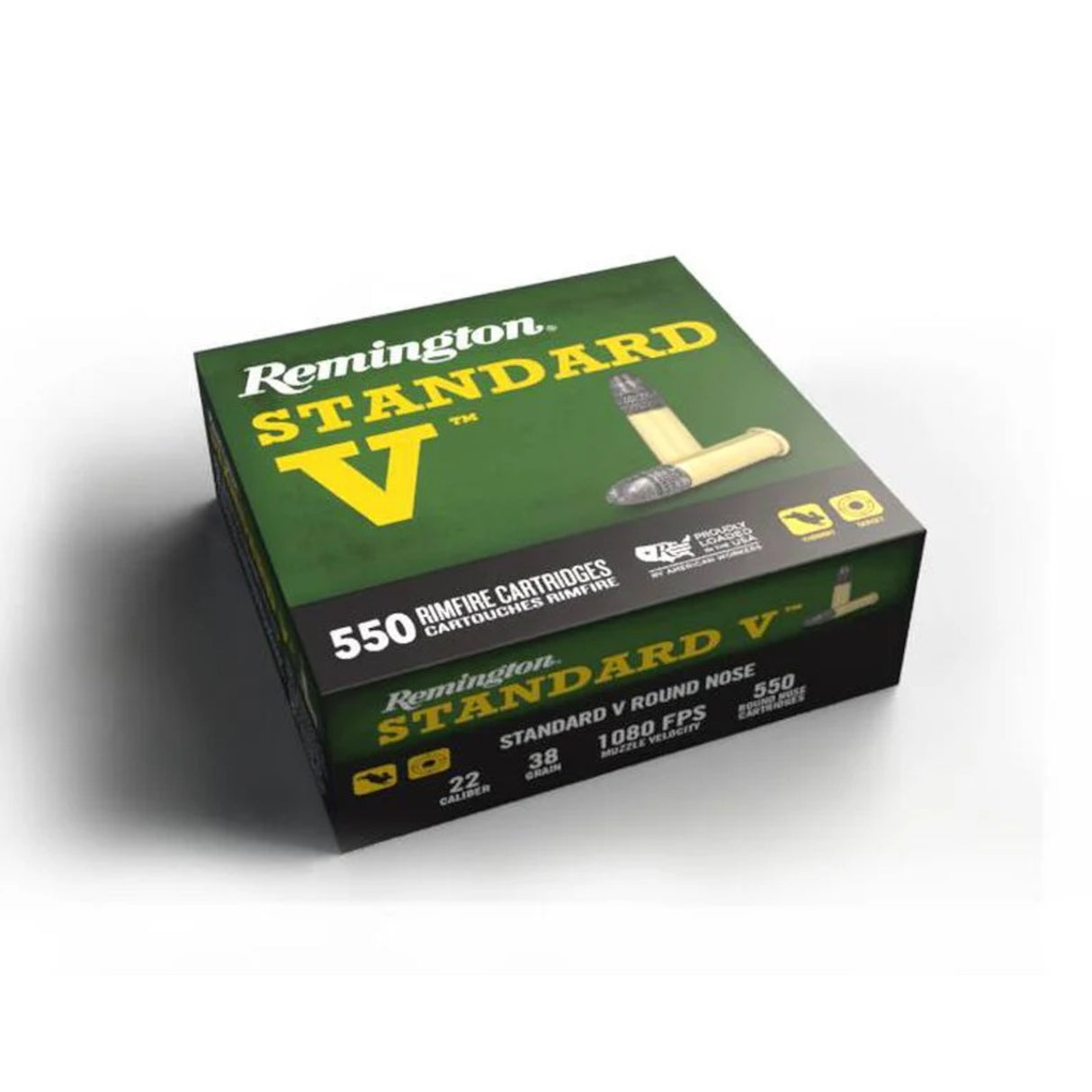 Remington Standard V Salonriffelpatron - 550 stk - Kal. 22 LR
