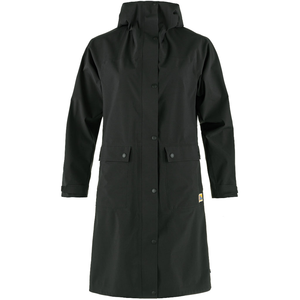 Fjällräven Vardag Rain Parka - Dame - Sort