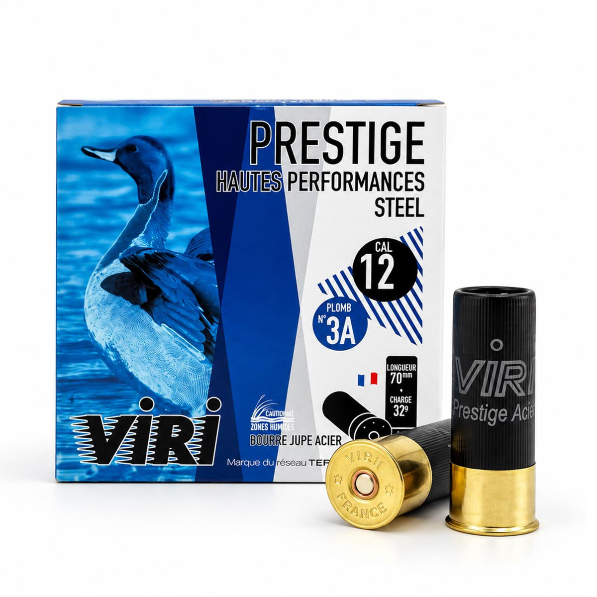 Viri Prestige Steel HP Jagtpatron - Kal. 12/70