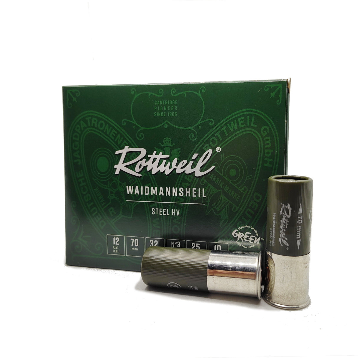 Rottweil Steel Game HV Jagtpatron - 10 stk - Kal. 12/70