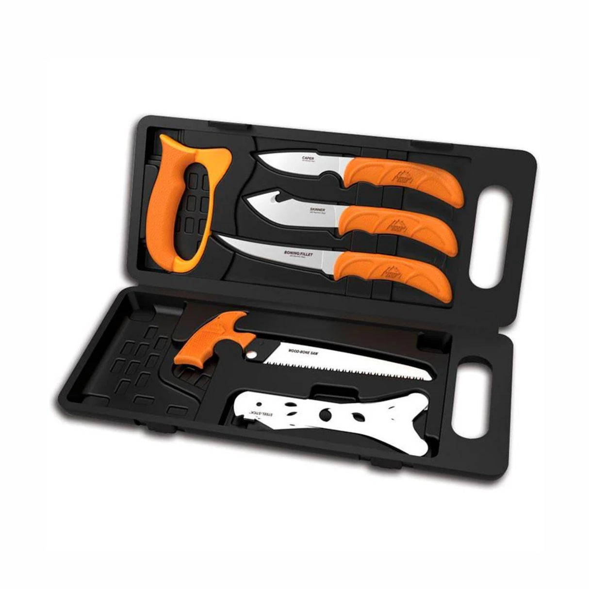 Outdoor Edge WildPak Slagtesæt - Orange - 7 Dele
